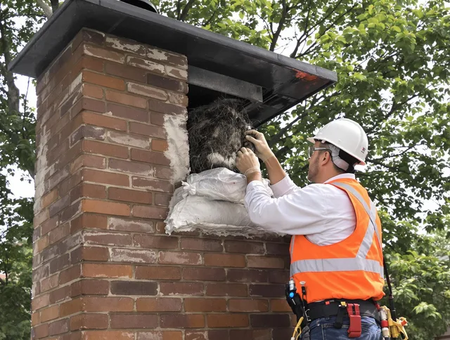 Humane removal of debris and animals by Buena Park Chimney Sweep in Buena Park, CA