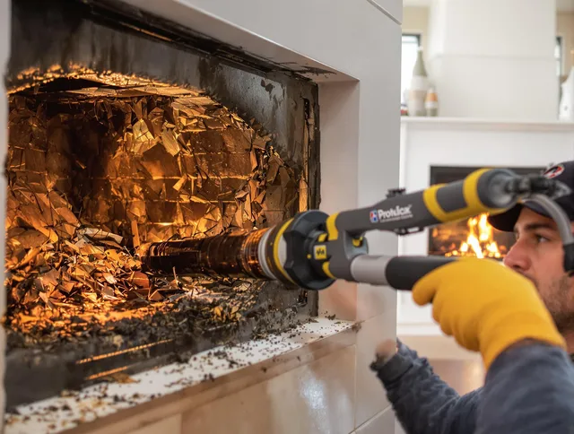 Professional chimney cleaning by Buena Park Chimney Sweep in Buena Park, CA