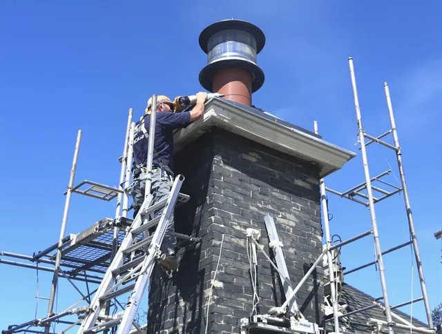 Sturdy chimney crown finished by Buena Park Chimney Sweep in Buena Park, CA