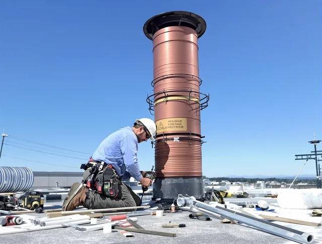Installed chimney liner by Buena Park Chimney Sweep in Buena Park, CA