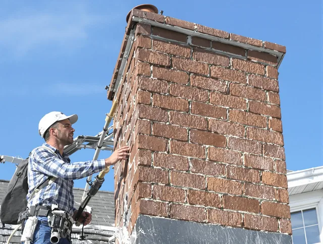 Brickwork for a chimney rebuild by Buena Park Chimney Sweep in Buena Park, CA