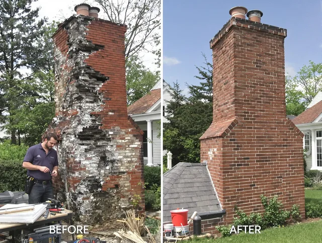 Buena Park Chimney Sweep performing a full chimney restoration in Buena Park, CA