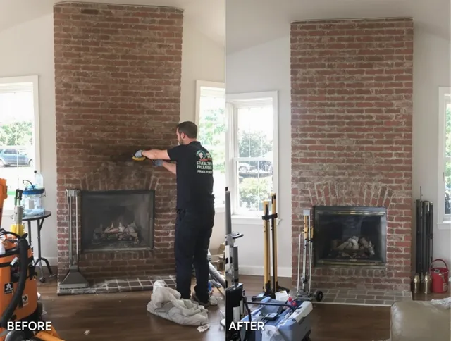 Finished chimney sweeping service by Buena Park Chimney Sweep in Buena Park, CA