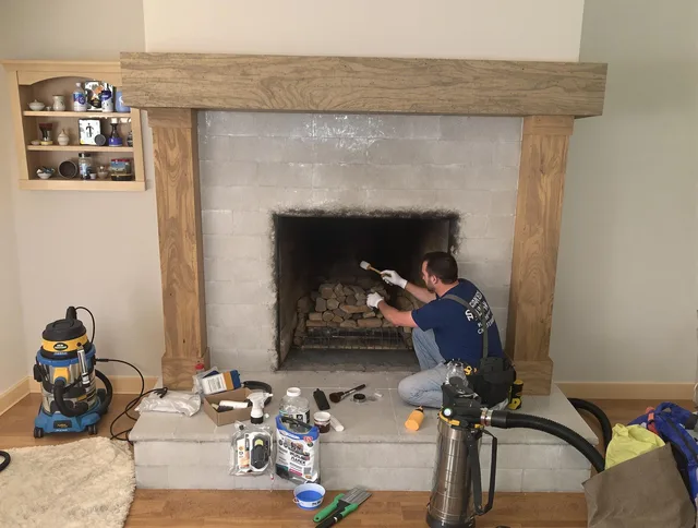 Detailed creosote removal process by Buena Park Chimney Sweep in Buena Park, CA
