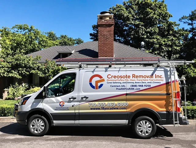 Buena Park Chimney Sweep technician removing creosote safely in Buena Park, CA