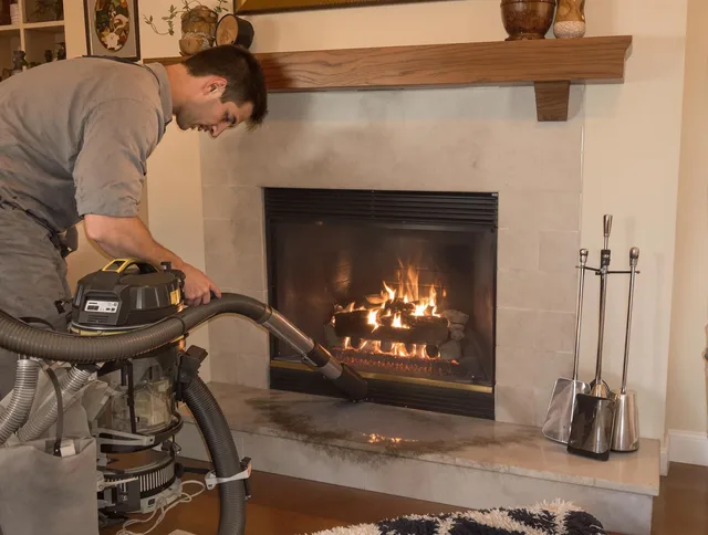 Routine fireplace upkeep by Buena Park Chimney Sweep in Buena Park, CA
