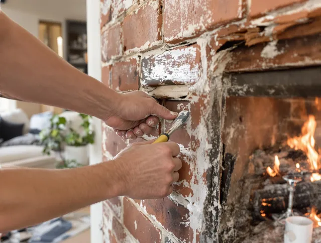 Routine fireplace repair by Buena Park Chimney Sweep in Buena Park, CA