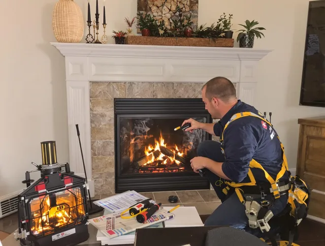Safety-focused fireplace inspection by Buena Park Chimney Sweep in Buena Park, CA