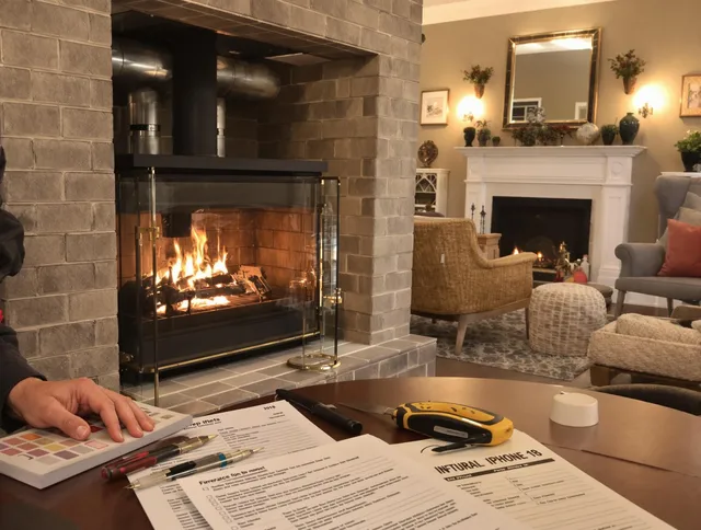 Buena Park Chimney Sweep verifying fireplace safety measures in Buena Park, CA